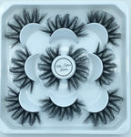 5 pair - 3D Faux Mink Eyelashes - Style: Claudette