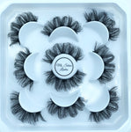 5 pair - 3D Faux Mink Eyelashes - Style: Sterling