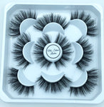 5 Pair - 3D Faux Mink Eyelashes - Style: Kiah