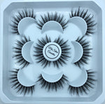 5 pair - 3D Faux Mink Eyelashes - Style: Luster